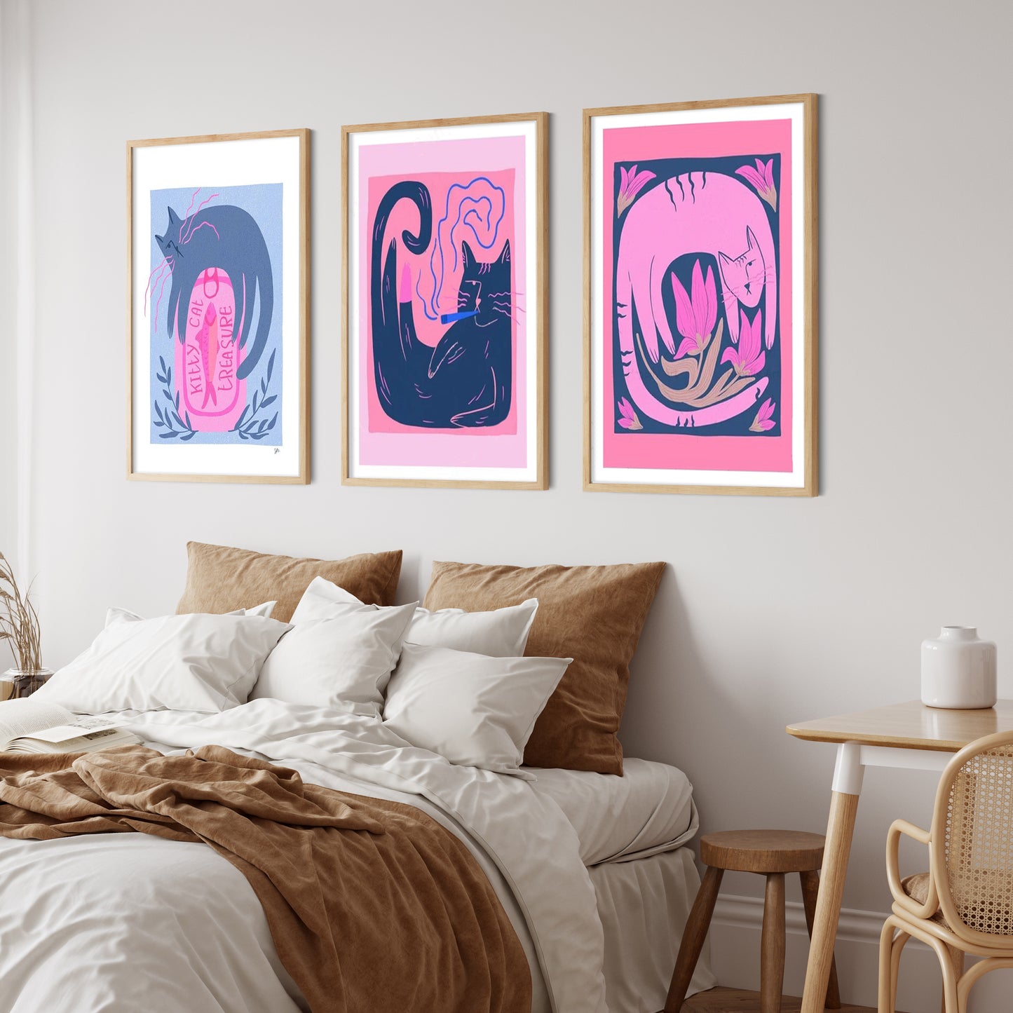 פוסטר- חתול מרחף