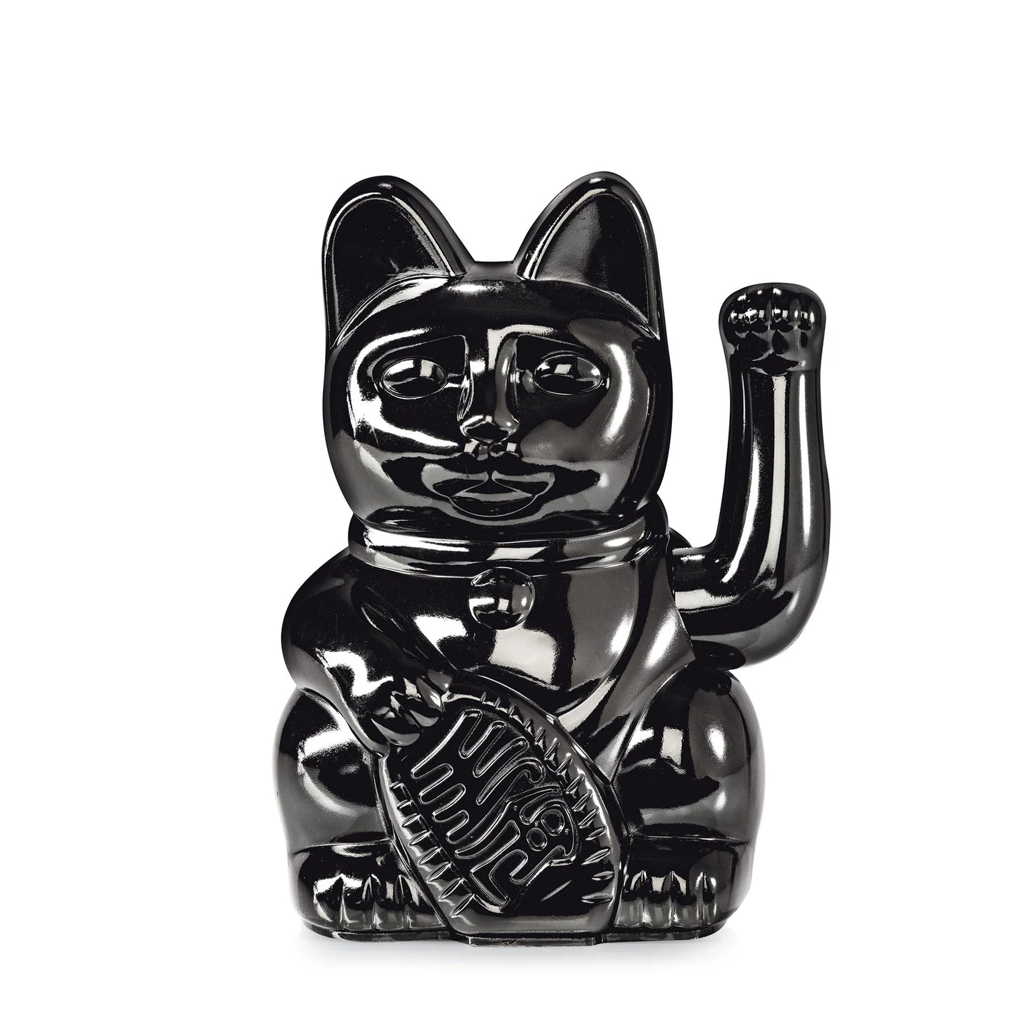Lucky Cat שחור מבריק