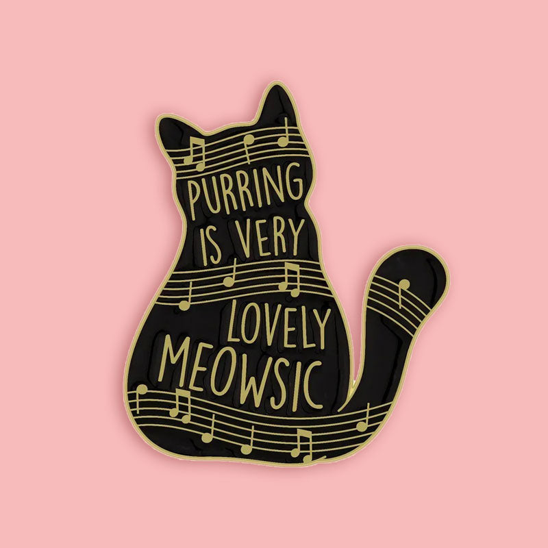 סיכת Purring is very lovely meowsic