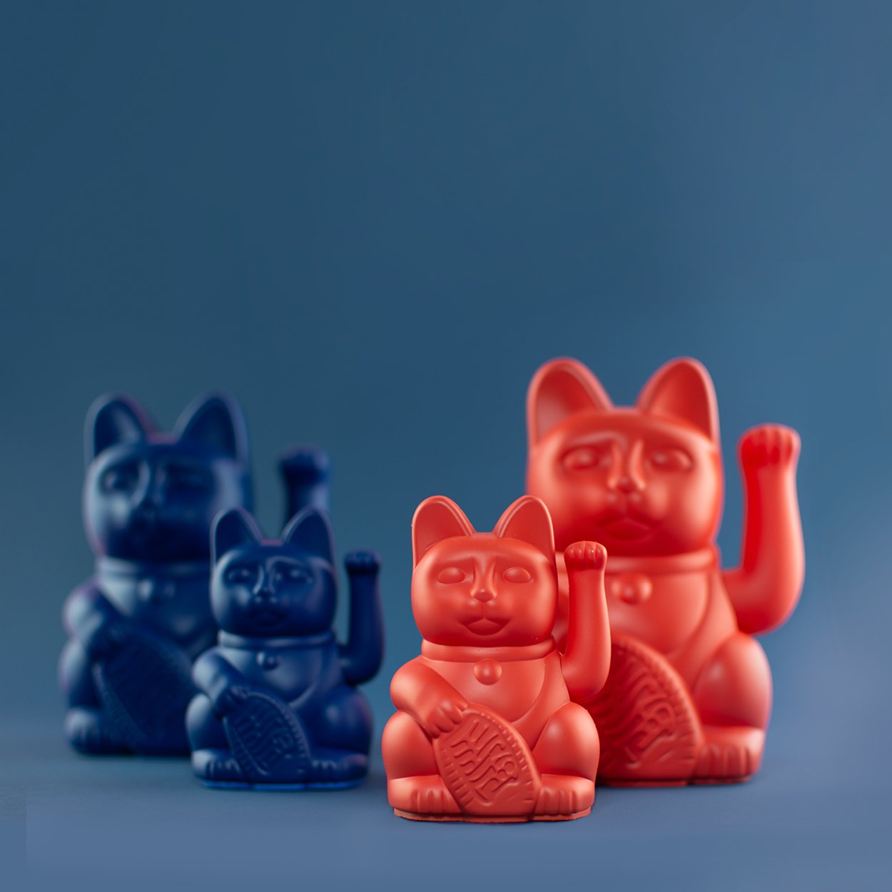 Mini Lucky Cat אדום