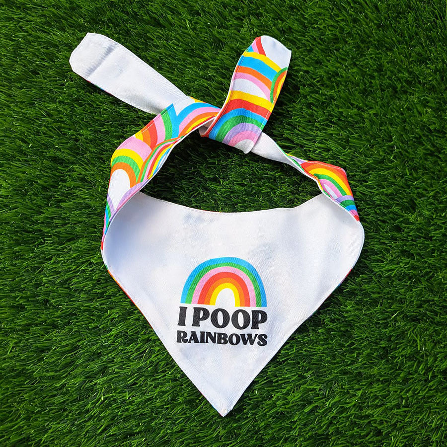 בנדנה I Poop Rainbows