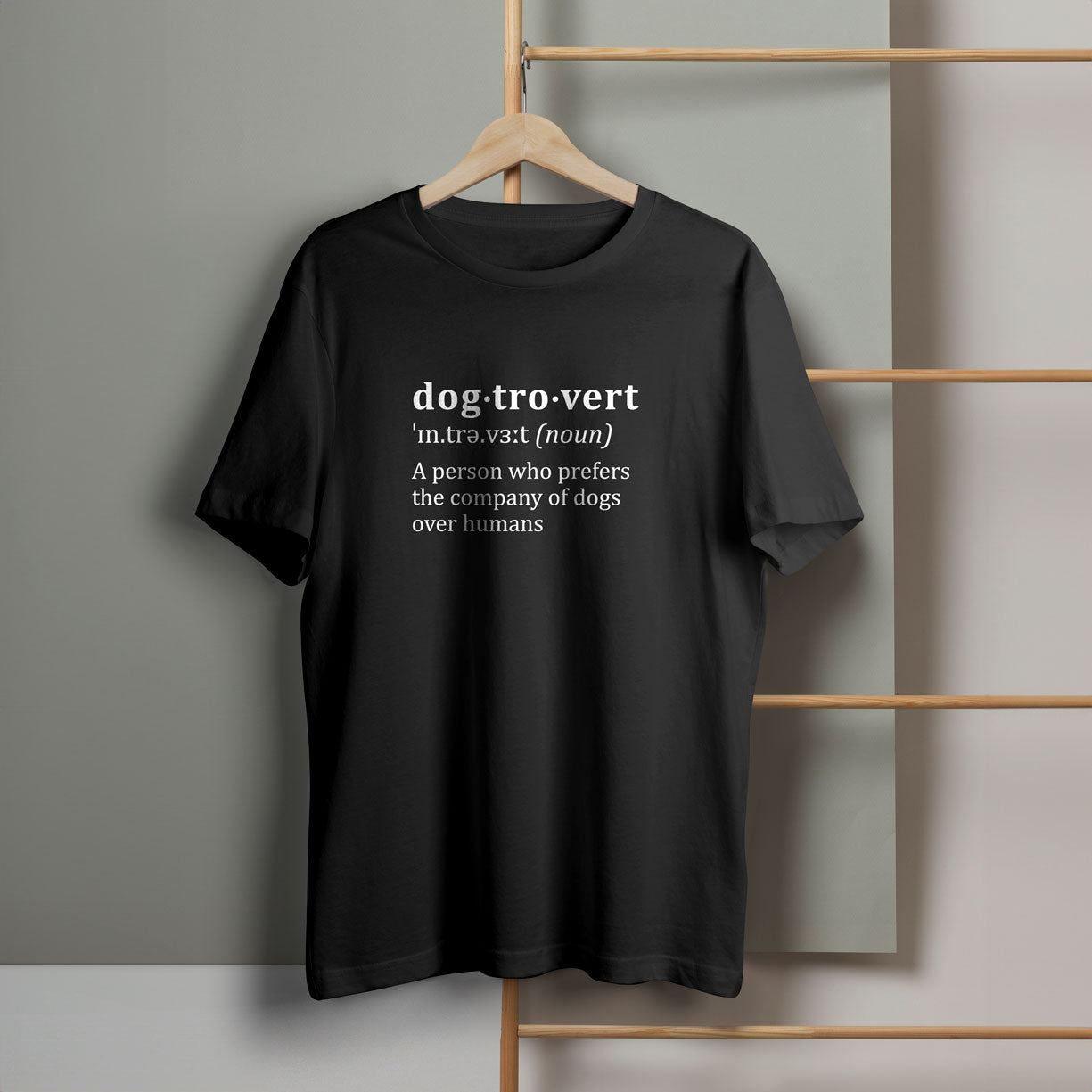 חולצה "Dog- tro- vert"