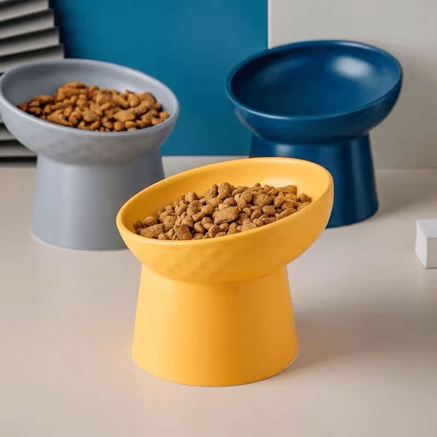 כלי אוכל מינימליסטי מוגבה