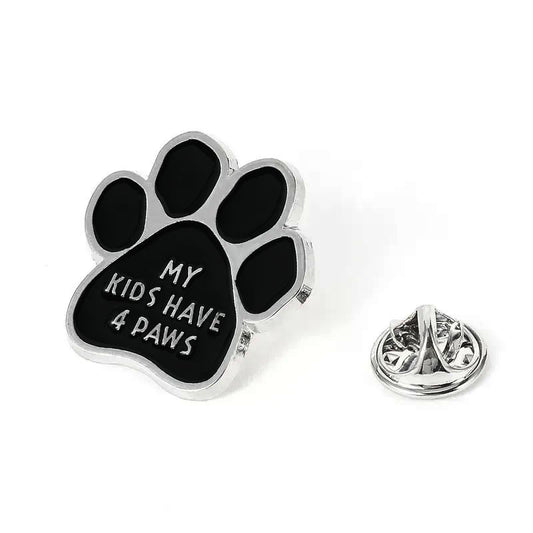 סיכת אמייל My kids have 4 paws