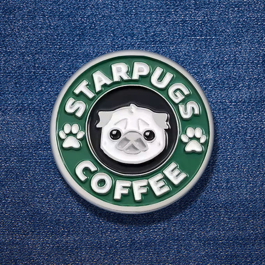 סיכת אמייל - Starpugs coffee