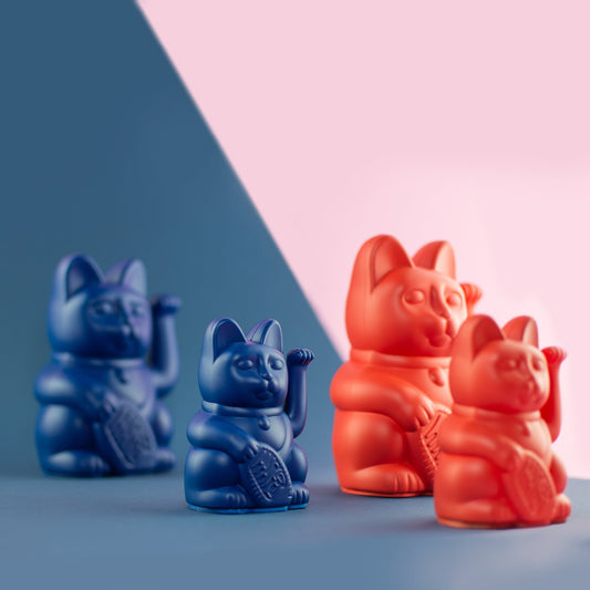 Lucky Cat כתום ניאון