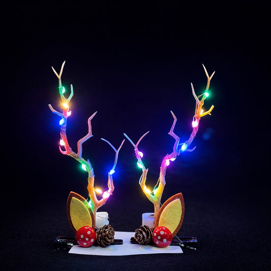 קרני צבי מהבהבות