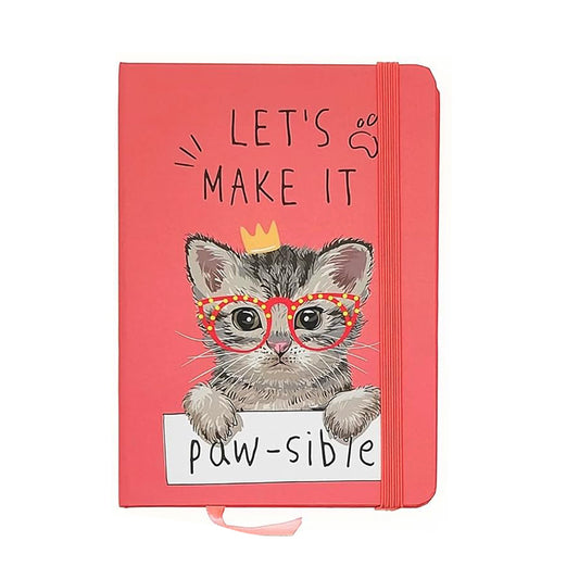 Let's make it paw-sible מחברת חתול