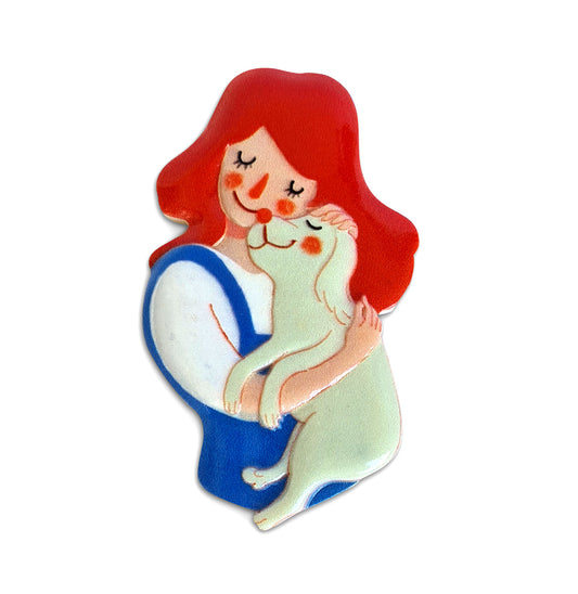מגנט חיבוק כלב